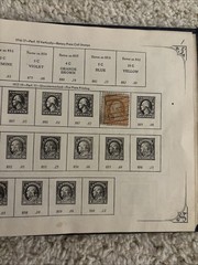 Vintage 1930s U.S. Stamp Album – 1893 Columbians, Prexies, Airmail & Philippines