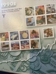 CELEBRATE THE CENTURY 1900-1990. Complete 10 Sheet Set US Stamps USA # 3182-3191
