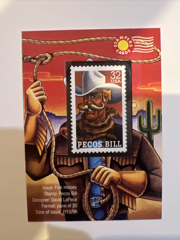 Pecos Bill stamps Card collection