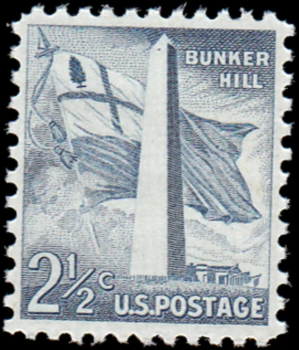 USA 1959 – BUNKER HILL Monument – MNH OG Historical Vintage Stamp 😎 Scott #1034