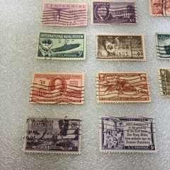 15 USED/Cancelled Commemorative 3c 1941-1955 US Stamps. Varied Lot. $1 Ships.