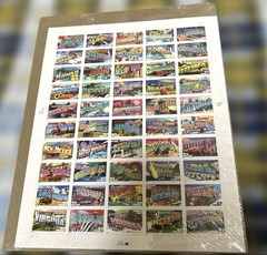 Unused US Commemorative Stamps 50 States Greetings from America
