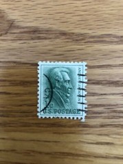 1963 Andrew Jackson Green 1 Cent U.S. Stamp Scott #1209