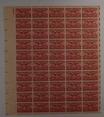 US SCOTT C40 PANE OF 50 ALEXANDRIA VA 6 CENT FACE MNH