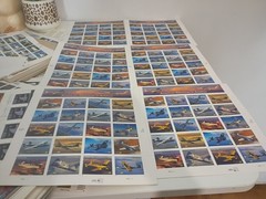 (6 Sheets) Lot of 120 USPS 37¢ American Advances in Aviation Stamps #3916–3925