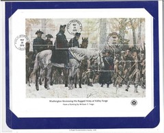First Day Stamp Issue Washington at Valley Forge Postal Commemorative Society