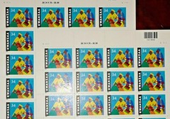 Three Panes x 20 = 60 of KWANZAA 34¢ African-American Holiday US Stamps USA 3548