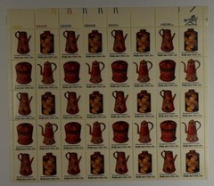 US SCOTT 1775-78 PANE OF 40 FOLK ART STAMPS 15 CENT FACE MNH