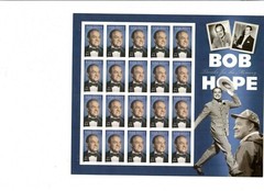 One Sheet x 20 Stamps of «G.I» BOB HOPE 44¢ US PS Postage Stamps. Scott # 4406