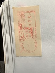 Twenty Nine(29) USPS Vintage 1984 Meter Stamps $50 Value Cherry Hill NJ