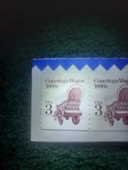 Conestoga Wagon-1800’s 3 cent Stamp (4pcs), mint condition 