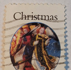 U.S. Postage ~ Christmas Angles/St. Lucy Legend ~ 8¢ Stamp ~ Posted ~ 1972 ~ K19