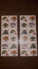 2 Bonsai Trees USPS First-Class Mail Forever Postage Stamps – Booklet of 20
