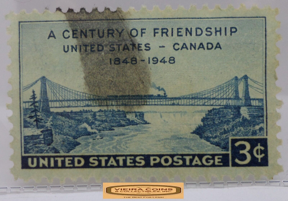 1948 USA Postage A Century of Friendship US – Canada 3 Cents Stamp – #S41716NQ