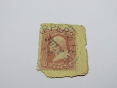 PSE Certified Stamp! 1861 U.S. POSTAGE 3¢ Rose Color Stamps STP-06-IB