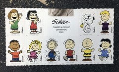 2022USA #5726 Forever Charles M Schulz – Bottom Block 10 charlie brown peanuts