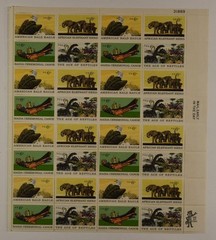 US SCOTT 1387-1390 SHEET OF 32 NATURAL HISTORY STAMPS 6 CENT FACE MNH