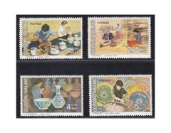 Thai handicraft stamps