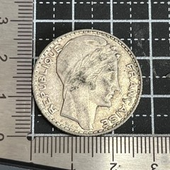 1930 France Third Republic 10 Francs Silver Coin Tranchet Sculpture Liberty