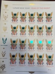 100 Forever assorted stamps, uncancelled, original **14% off retail prices**