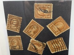 US Scott #636 Martha Washington 4 Cent 1927 Used (7 pcs)