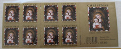 TWO x 20 = 40 of MADONNA & CHILD 39¢ US Christmas Stamps by I. Chacon Sc # 4100a