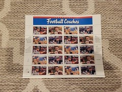 MNH VTG 1996 USPS NFL Legendary Football Coaches 32 Cent 20 Sheet Stamps NT22