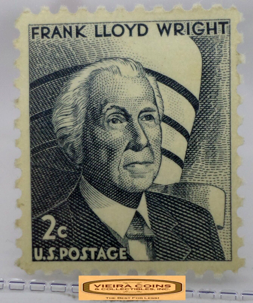 USA Postage Frank Lloyd Wright 2 Cents Stamp – #S42004NQ