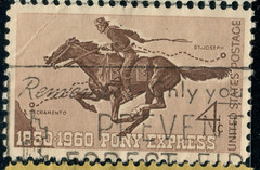 USA – 1960 – Pony express – 4¢ – #3043