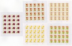 USPS Flowers (5) Sheets of 20 Stamps – MNH In stock (5897-5901)