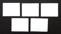 🔥5 US PRIORITY MAIL High Value Stamps ~ AMERICAN LANDMARKS ~ Used, Off Paper XF