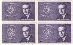 United States 4¢ Atomic Energy Act Brien McMahon Postage Stamp #1200 Pack of 100