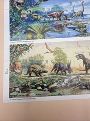 Full Sheet of 15 THE WORLD OF DINOSAURS 32¢ US Postage Stamps USA Mint Unhinged