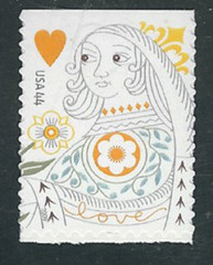 Scott #4405…44 Cent…LOVE/Queen of Hearts
