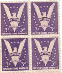 United States 3¢ Eagle Win the War (1942) Postage Stamp #905 x 100 Singles