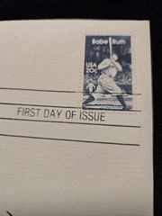 Babe Ruth Golden Repilcas Of US. Stamps 22kt Gold