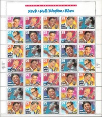 United States 29¢ Legends of American Music Postage Stamp #2724-30 Full Sheet