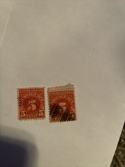postage Due 5 Cent Stamp