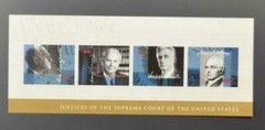 US SCOTT 4422 PANE OF 4 JUSTICES OF THE SUPREME COURT STAMPS 44 CENTS FACE MNH