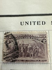 Rare 1893 Landing Of Columbus Stamp