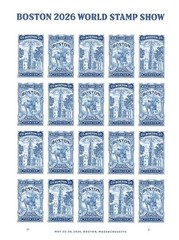 US SCOTT 6029-30 SHEET OF 20 BOSTON 2006 WORLD STAMP SHOW STAMPS FOREVER MNH