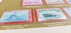 World War ll stamps from Postal Commemorative Society Vintage No postmark