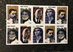 2020USA #5471-5474 Forever – Voices of Harlem Renaissance – Block of 10 postage