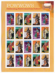 USPS PowWows Native American Culture Sheet of 20 Forever Stamps – MNH (5196a)