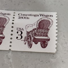 U.S. Conestoga Wagon 1800’s 3 cent stamps Lot Of 3