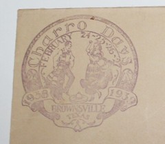Charro Days Brownsville Texas Stamped Envelope Mothers of America 3 cent Stamp