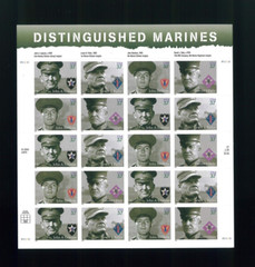 United States 37¢ Distinguished Marines Postage Stamp #3961 MNH Full Sheet