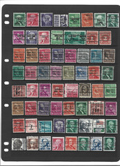 PRE CANCEL STAMPS «California» 63 Different USED Worth Checking