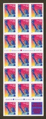 U.S. Scott# 3122a, 1997 Statue of Liberty, Booklet Pane of 20, SCV: $14.00