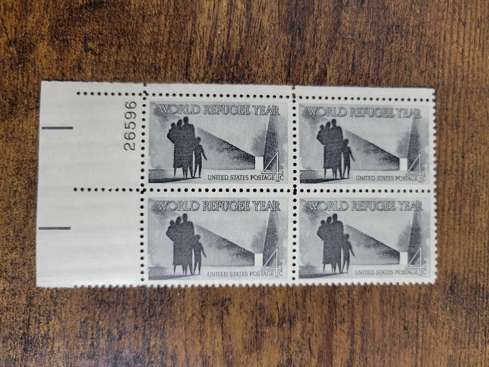 USPS World Refuge Year 4 Cent Stamps